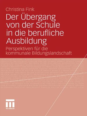 cover image of Der Übergang von der Schule in die berufliche Ausbildung